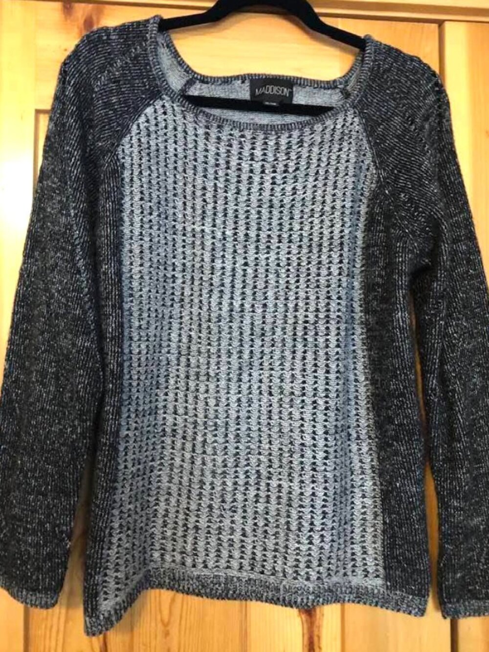 Maddison XL Sweater Two Tone Gray